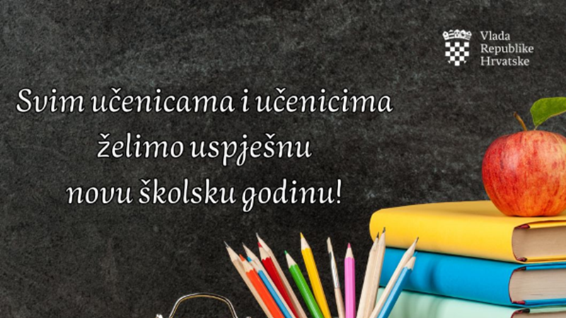 Premijer Plenković i ministar Fuchs poželjeli uspješnu novu školsku godinu: Budite marljivi i kreativni